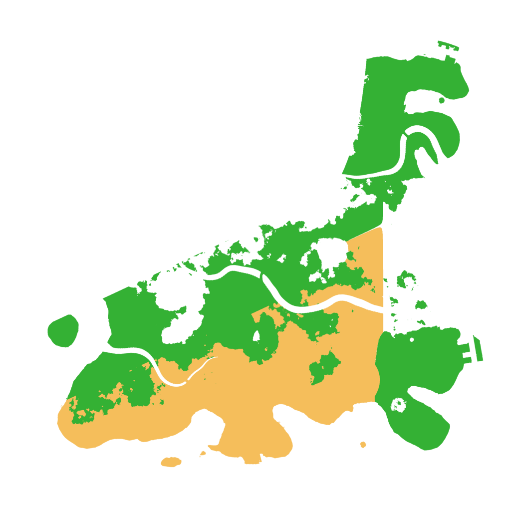 Biome Rust Map: Procedural Map, Size: 3500, Seed: 1216716606