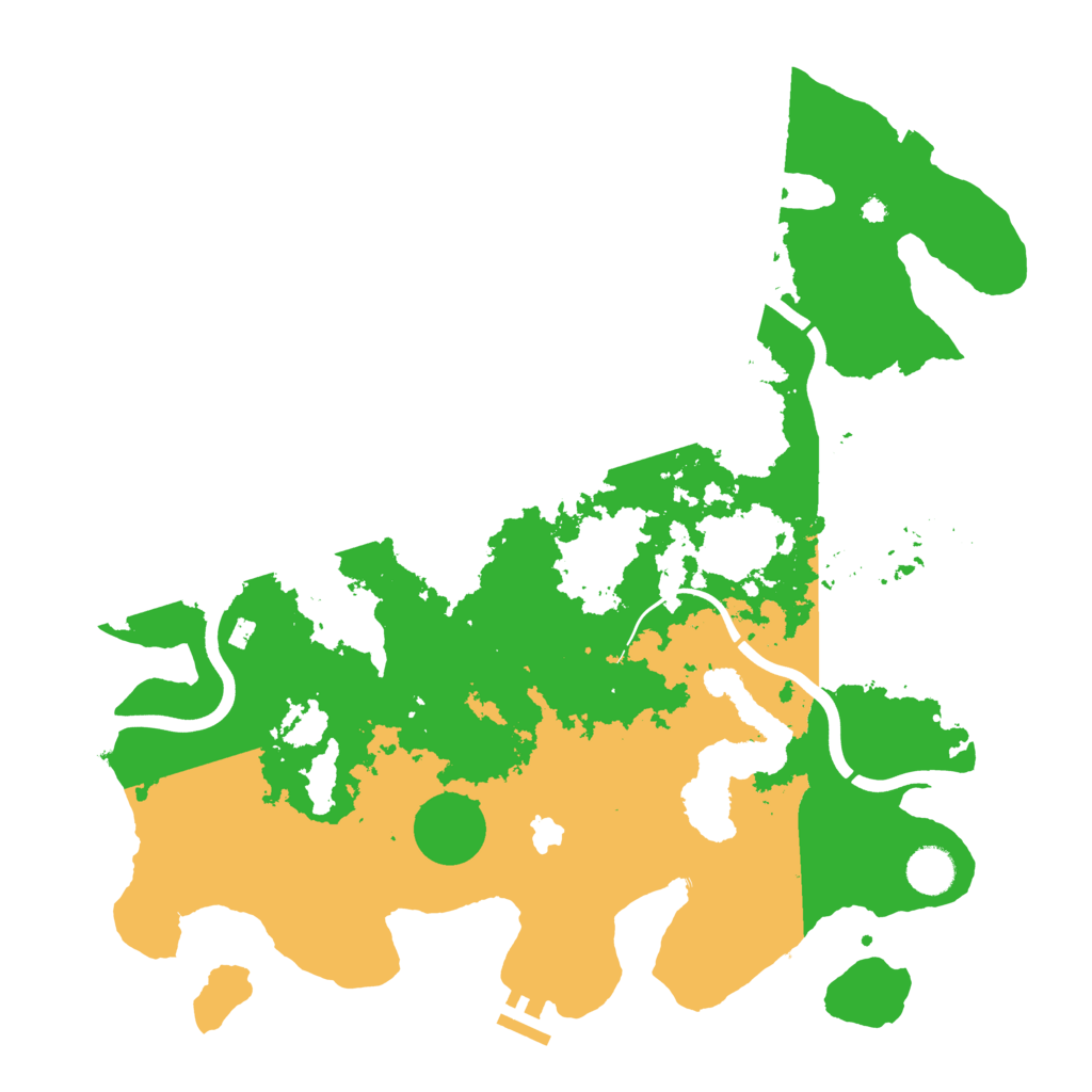 Biome Rust Map: Procedural Map, Size: 4000, Seed: 37846