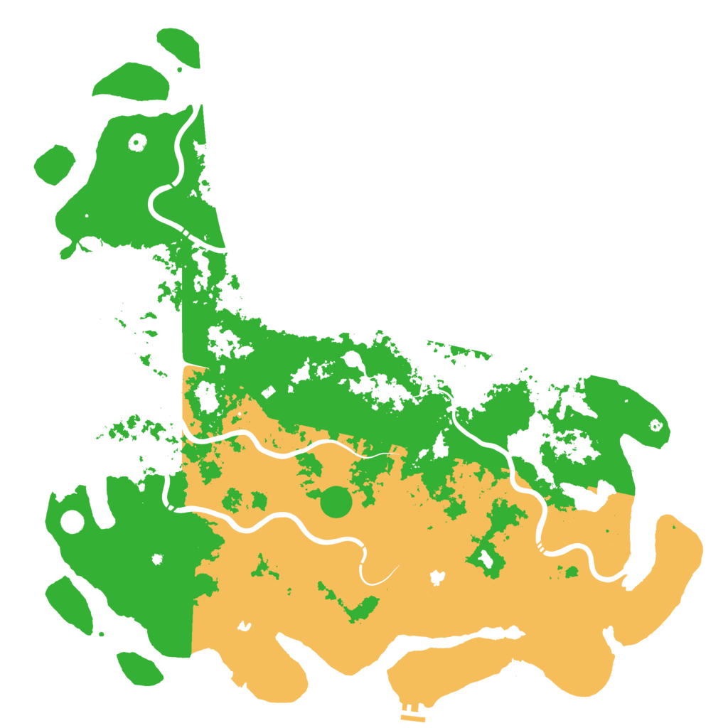Biome Rust Map: Procedural Map, Size: 6000, Seed: 6767
