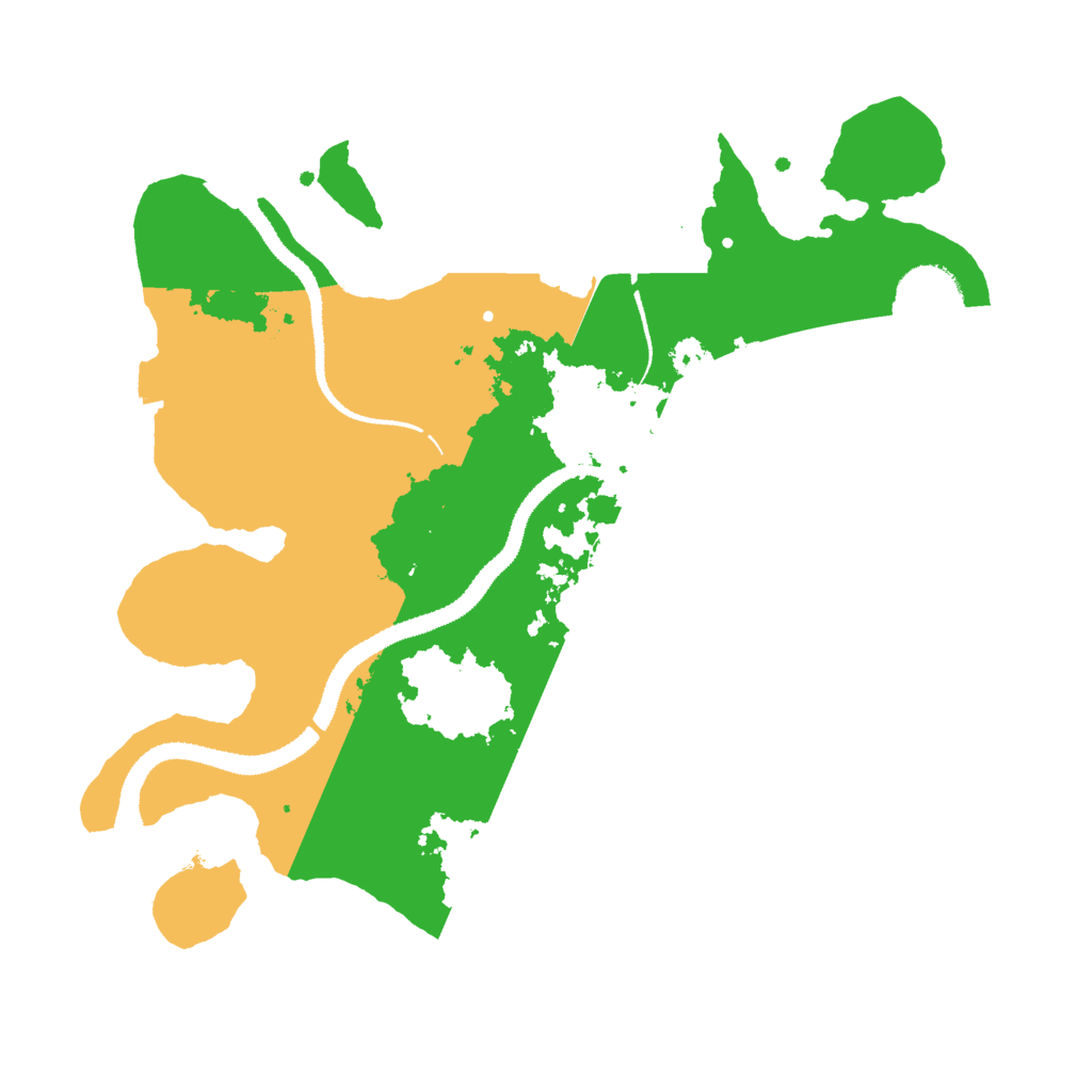Biome Rust Map: Procedural Map, Size: 3000, Seed: 973163372