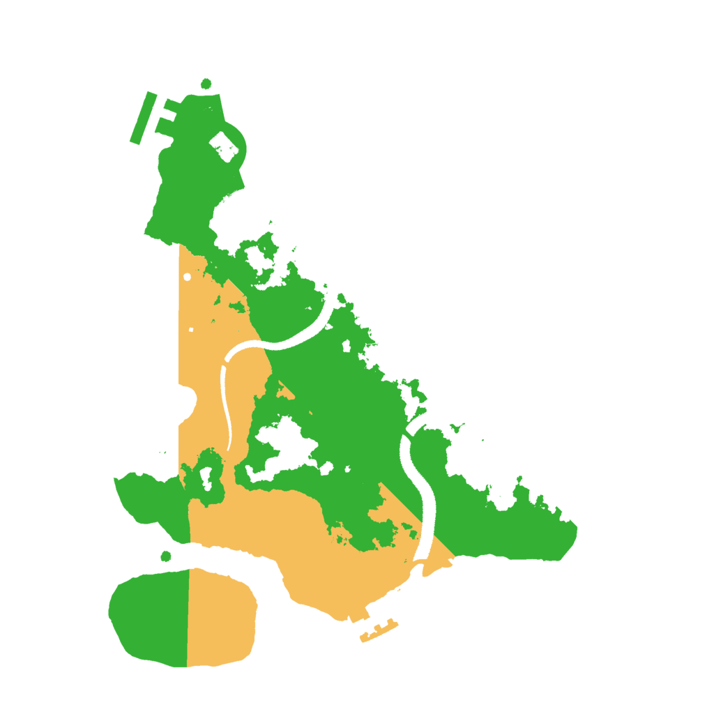 Biome Rust Map: Procedural Map, Size: 2700, Seed: 1769860890