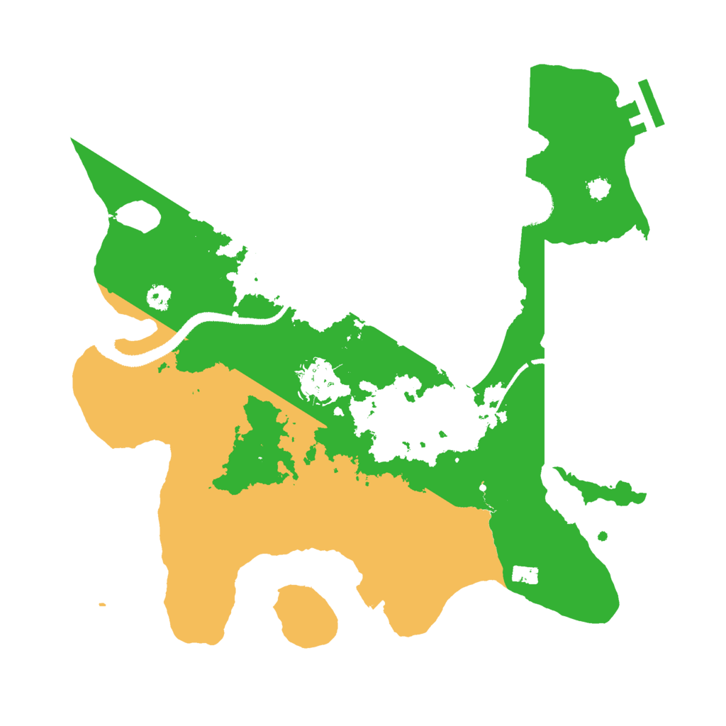 Biome Rust Map: Procedural Map, Size: 3000, Seed: 1296996147