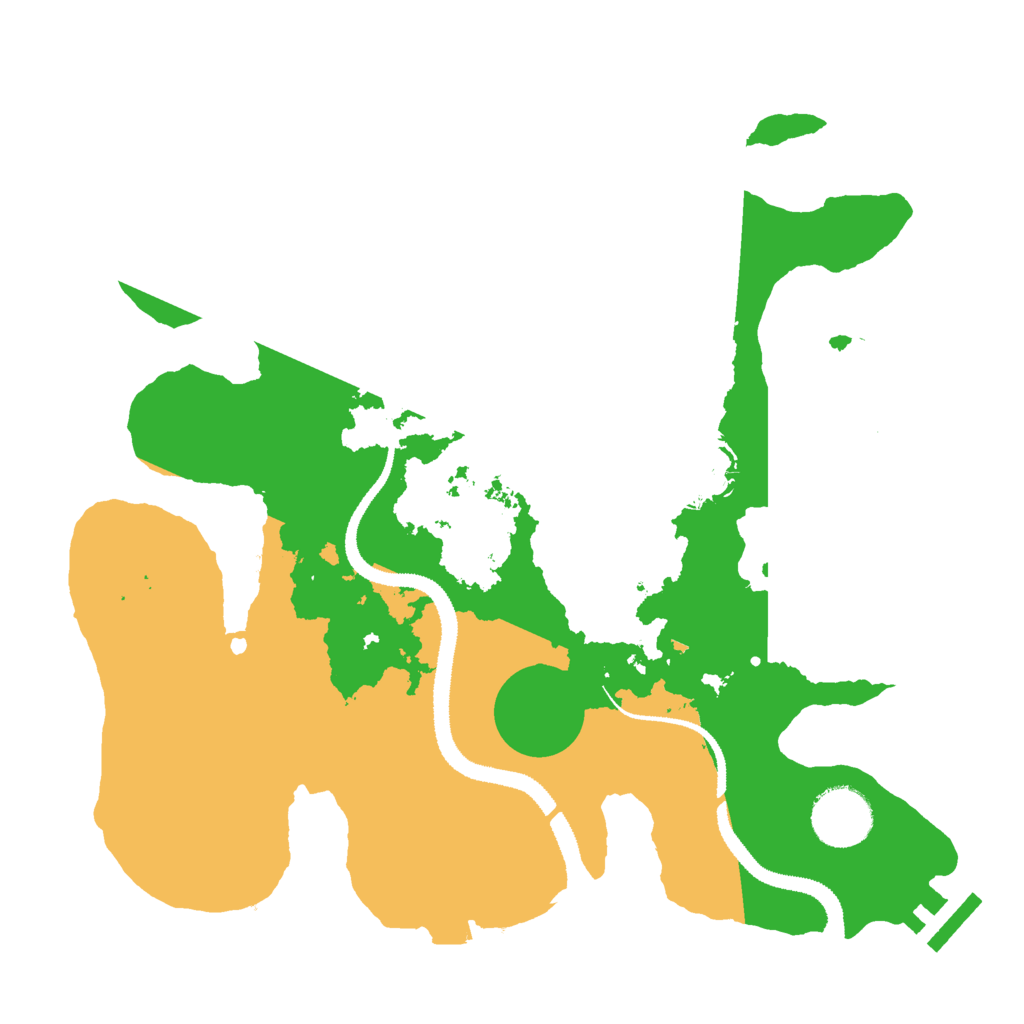 Biome Rust Map: Procedural Map, Size: 3000, Seed: 1490712036