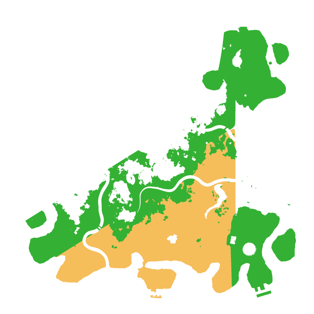 Biome Rust Map: Procedural Map, Size: 4250, Seed: 351009380