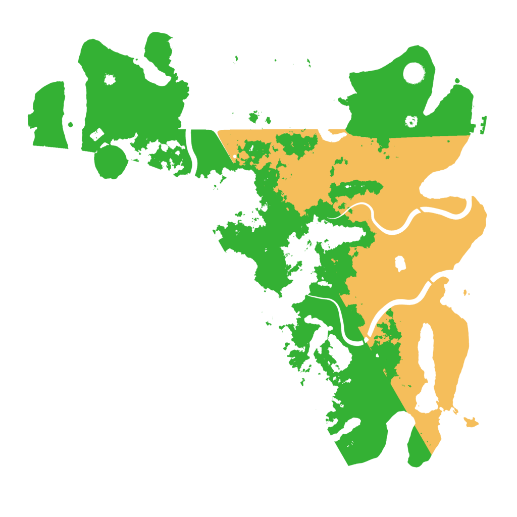 Biome Rust Map: Procedural Map, Size: 4250, Seed: 406433896
