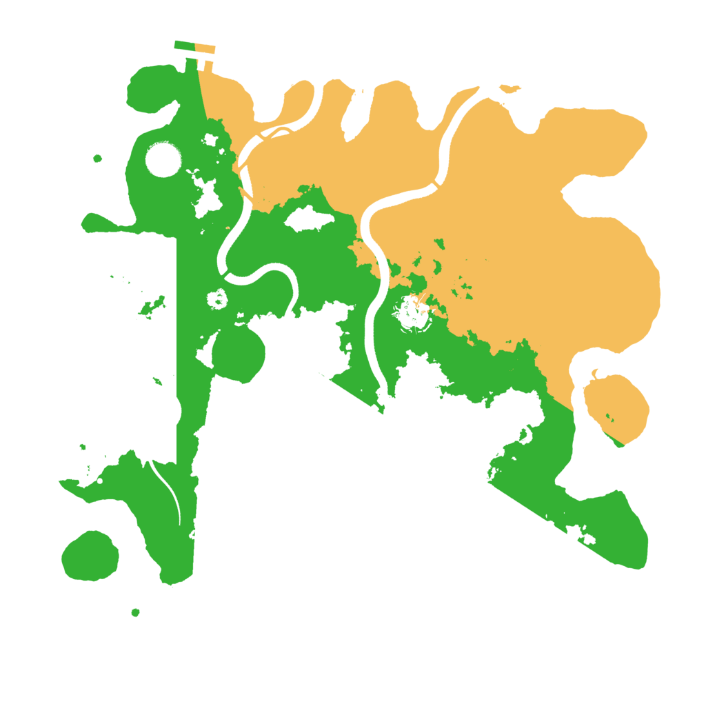 Biome Rust Map: Procedural Map, Size: 3500, Seed: 1618821967