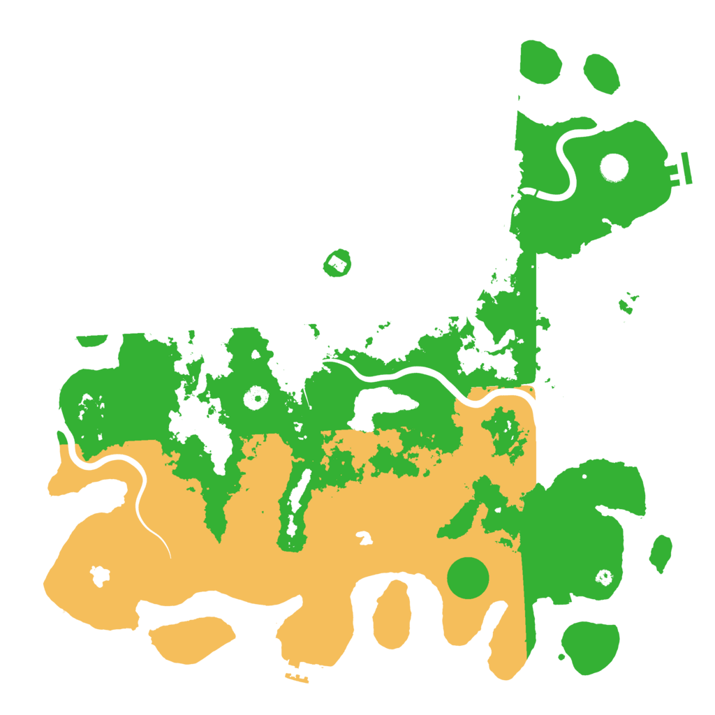 Biome Rust Map: Procedural Map, Size: 4500, Seed: 1830483385