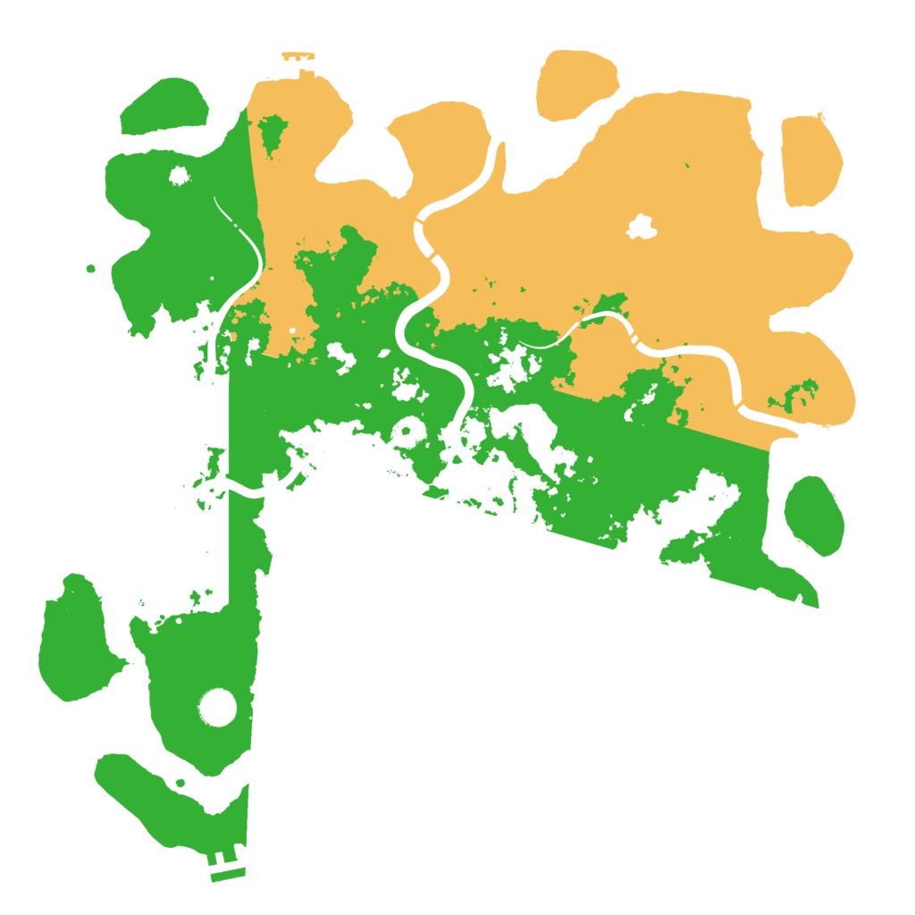 Biome Rust Map: Procedural Map, Size: 4250, Seed: 3846664