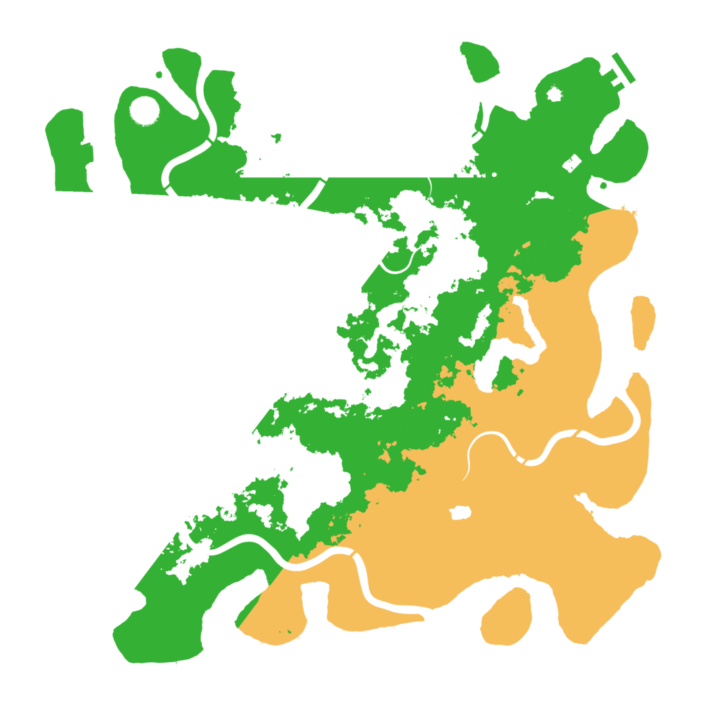 Biome Rust Map: Procedural Map, Size: 4250, Seed: 694498734