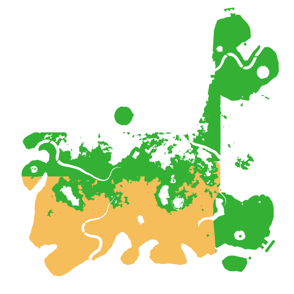 Biome Rust Map: Procedural Map, Size: 4250, Seed: 2071261193