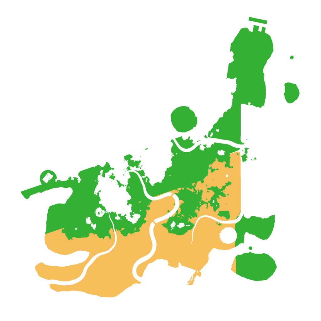 Biome Rust Map: Procedural Map, Size: 3500, Seed: 1509800378