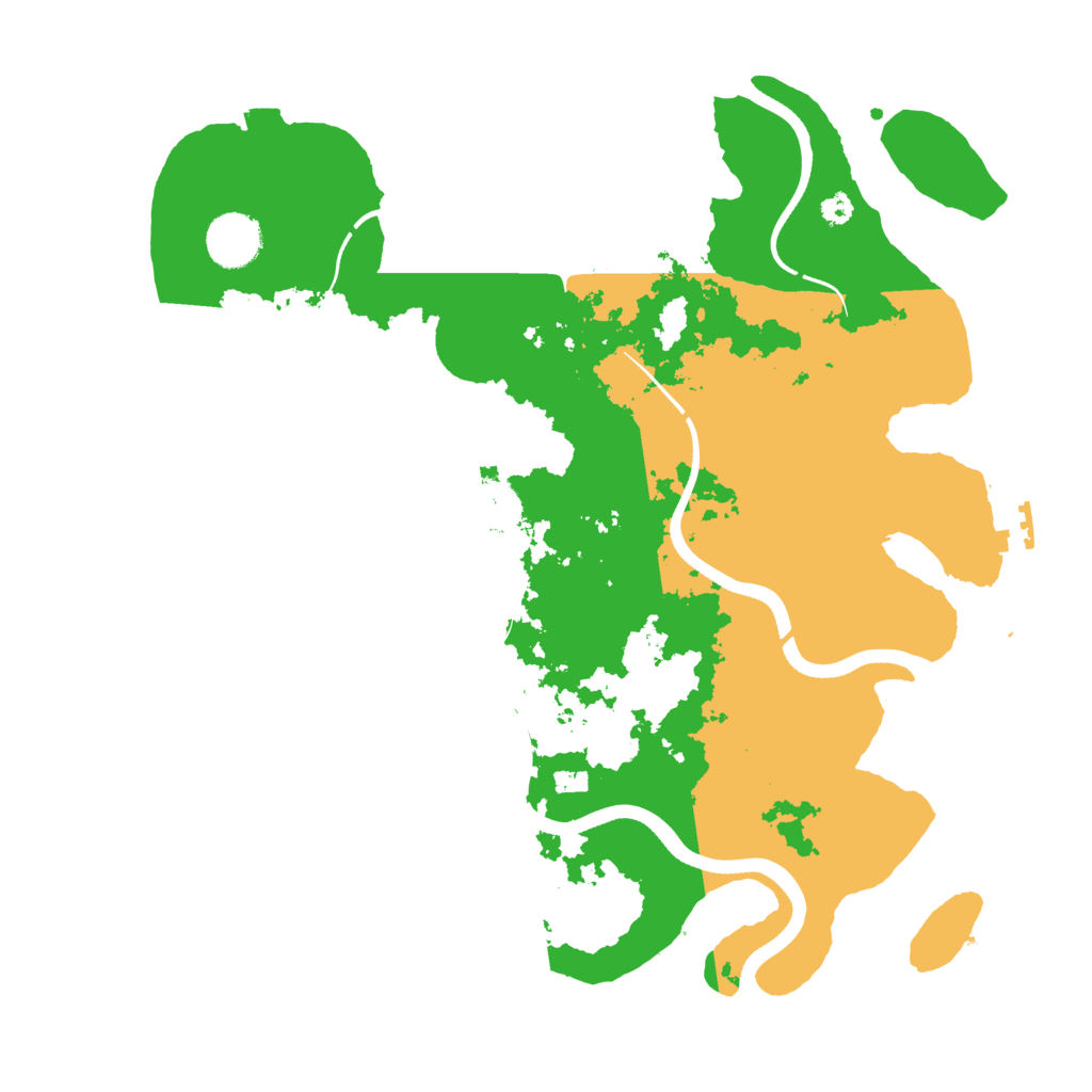 Biome Rust Map: Procedural Map, Size: 3500, Seed: 327298672