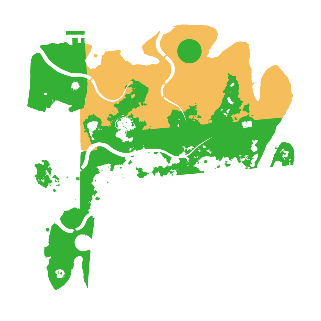 Biome Rust Map: Procedural Map, Size: 3500, Seed: 1935382749