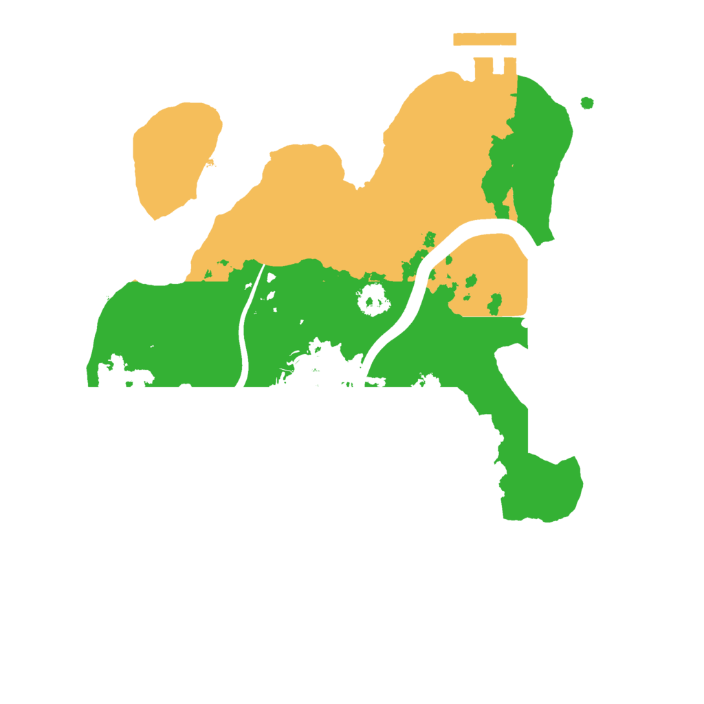 Biome Rust Map: Procedural Map, Size: 2250, Seed: 67676769