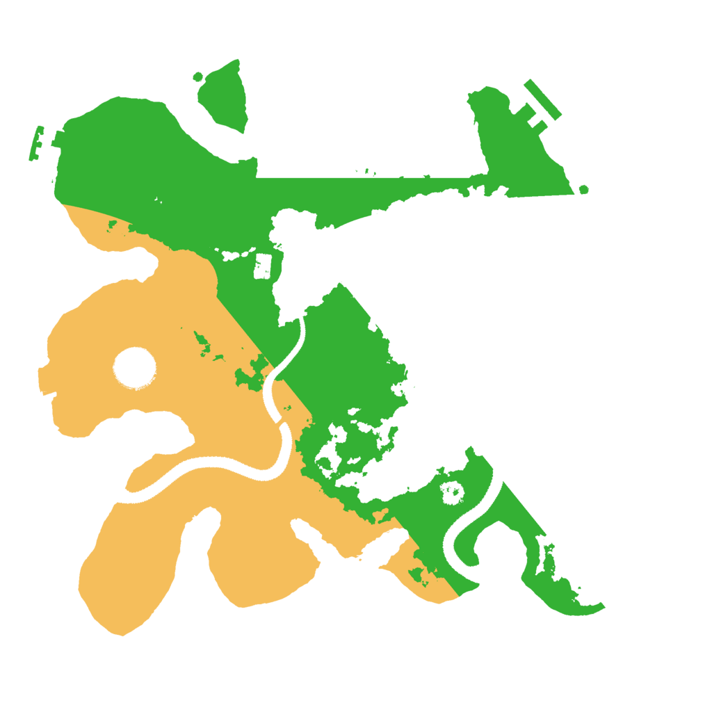 Biome Rust Map: Procedural Map, Size: 3000, Seed: 23613