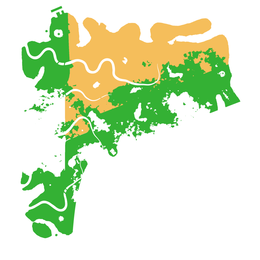 Biome Rust Map: Procedural Map, Size: 4500, Seed: 1286428419