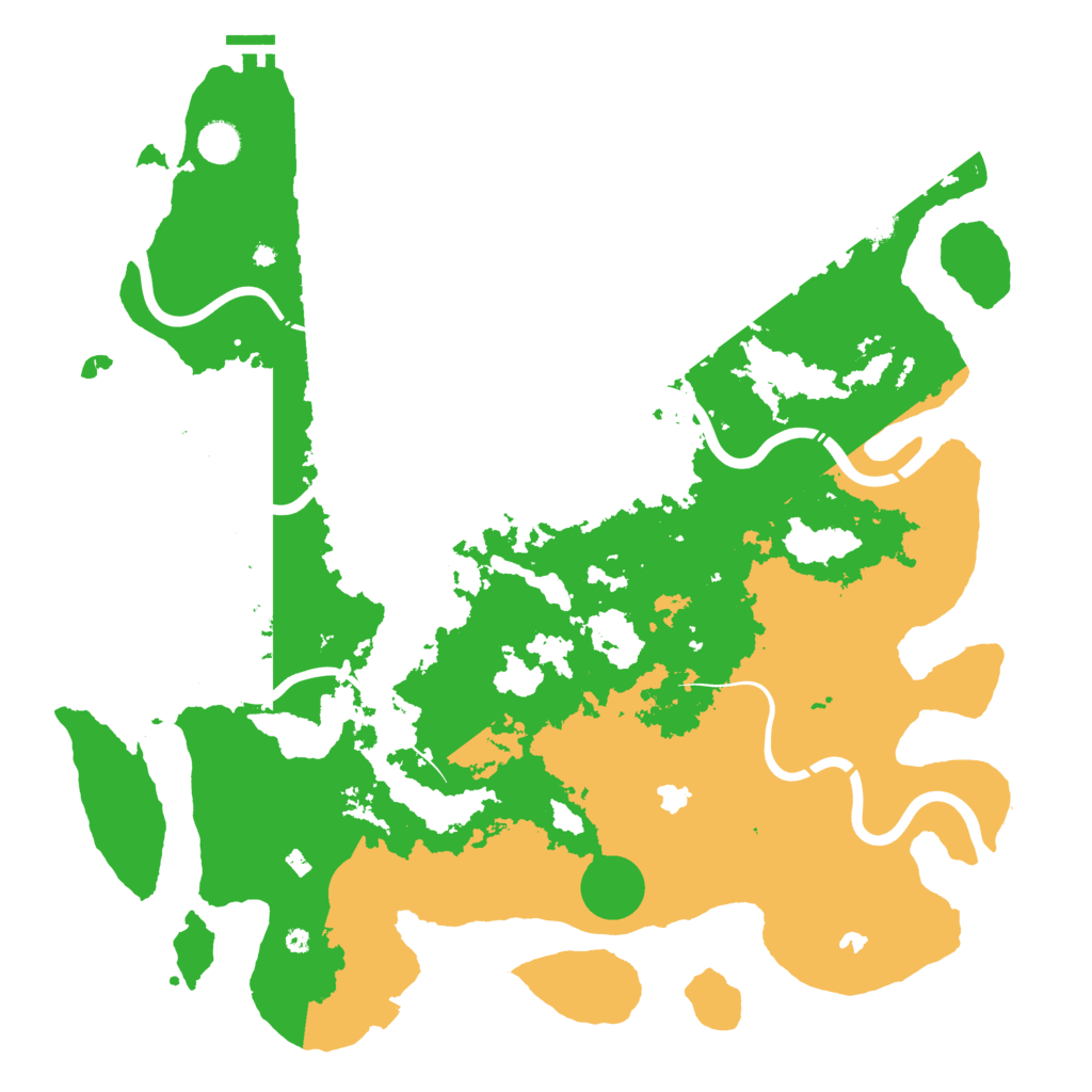 Biome Rust Map: Procedural Map, Size: 4500, Seed: 868772828