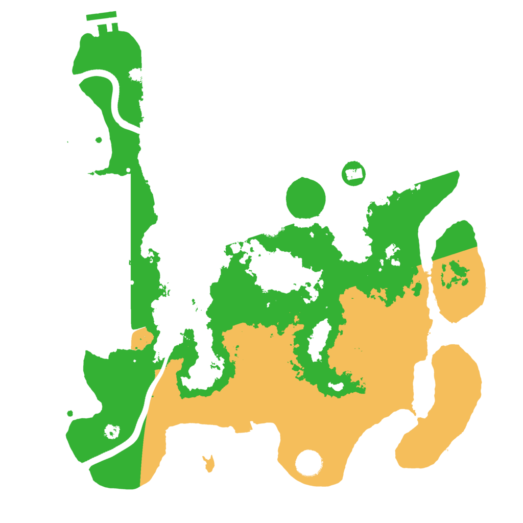 Biome Rust Map: Procedural Map, Size: 3500, Seed: 1611693626