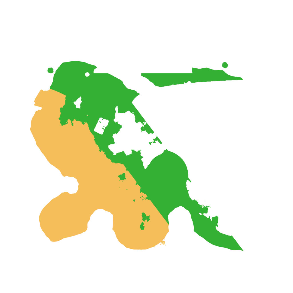 Biome Rust Map: Procedural Map, Size: 2000, Seed: 1134491634
