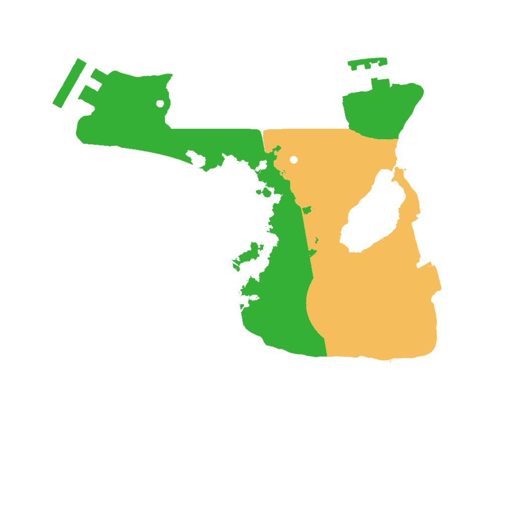 Biome Rust Map: Procedural Map, Size: 2000, Seed: 1590410398