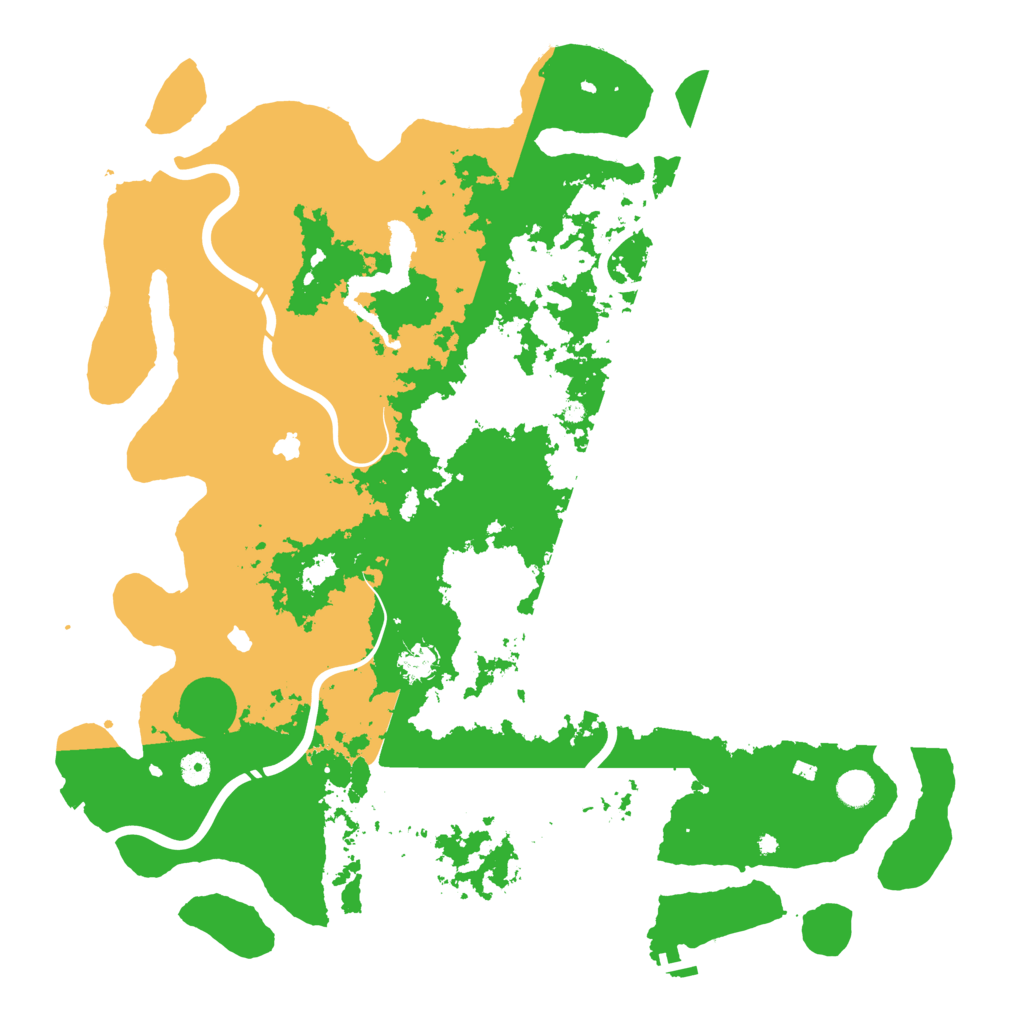 Biome Rust Map: Procedural Map, Size: 4800, Seed: 334119851