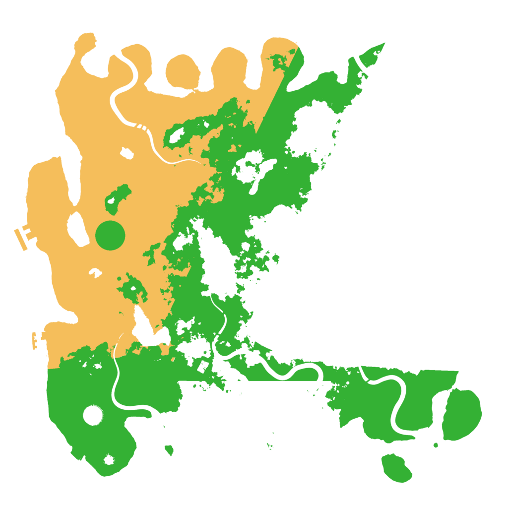 Biome Rust Map: Procedural Map, Size: 4500, Seed: 695516959