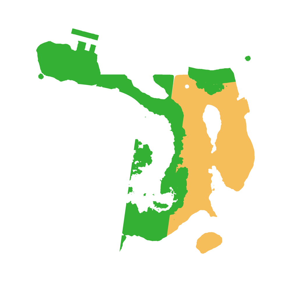 Biome Rust Map: Procedural Map, Size: 2200, Seed: 50011