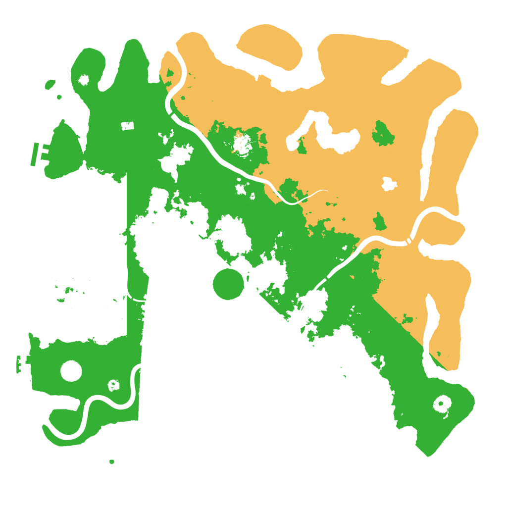 Biome Rust Map: Procedural Map, Size: 4350, Seed: 1760193006