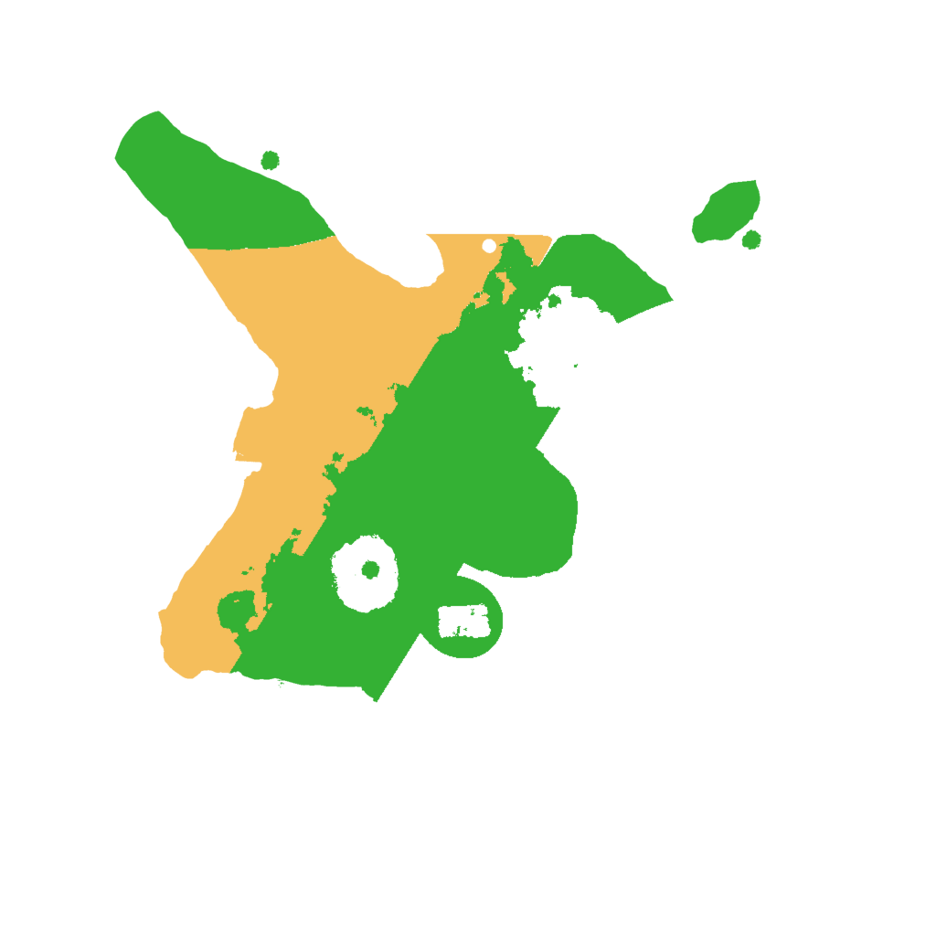 Biome Rust Map: Procedural Map, Size: 2000, Seed: 2617