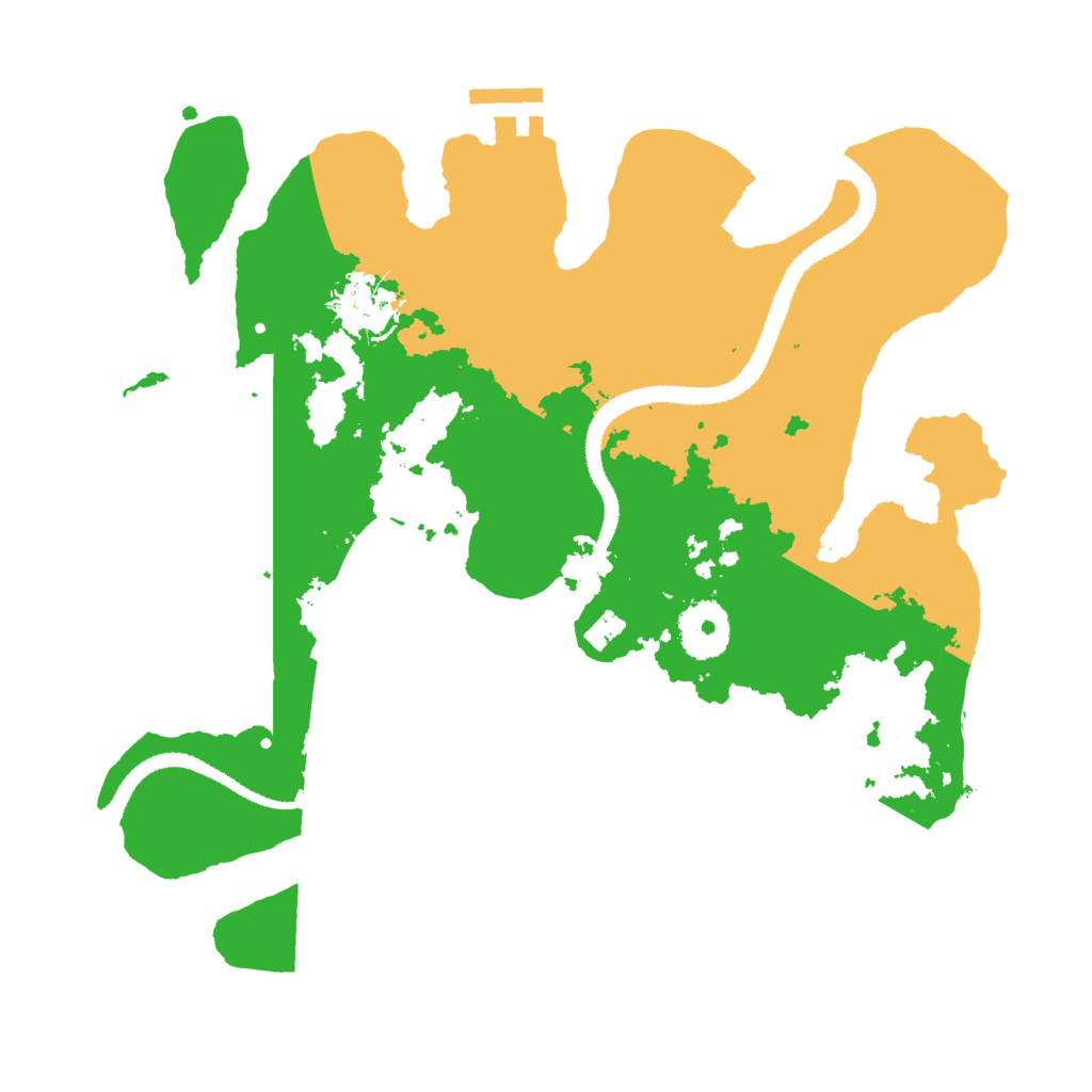 Biome Rust Map: Procedural Map, Size: 3000, Seed: 3947561