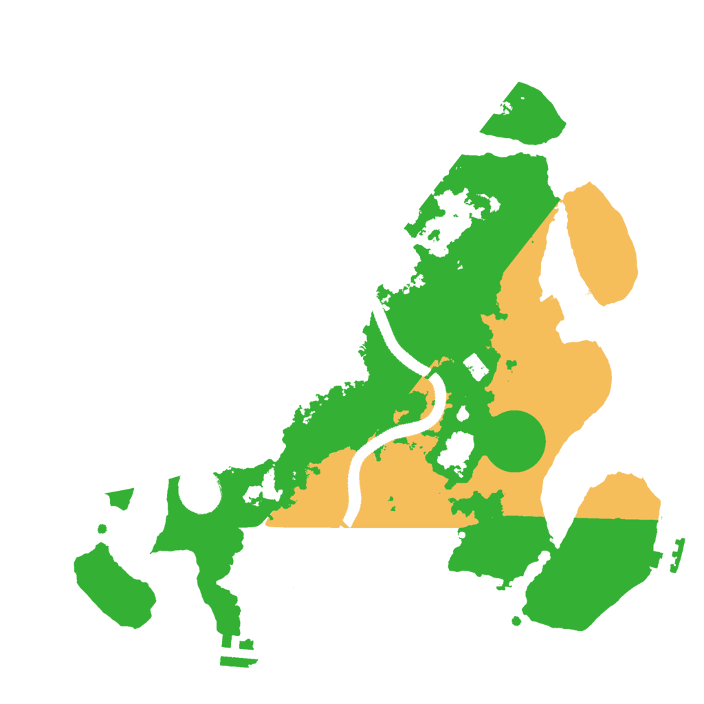 Biome Rust Map: Procedural Map, Size: 3000, Seed: 1326438467