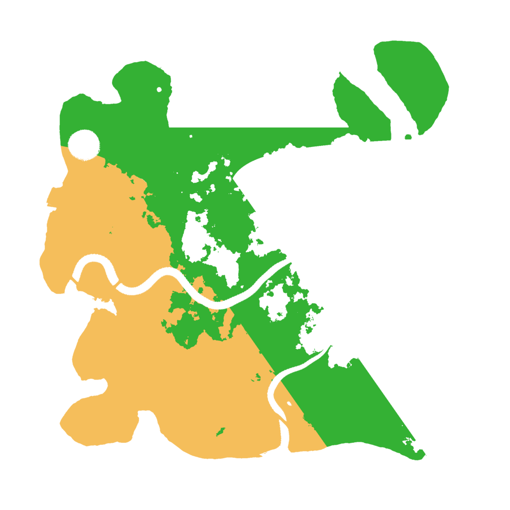 Biome Rust Map: Procedural Map, Size: 3000, Seed: 1012564815