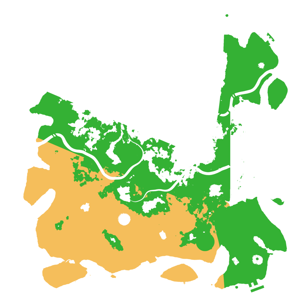 Biome Rust Map: Procedural Map, Size: 4500, Seed: 2037586105