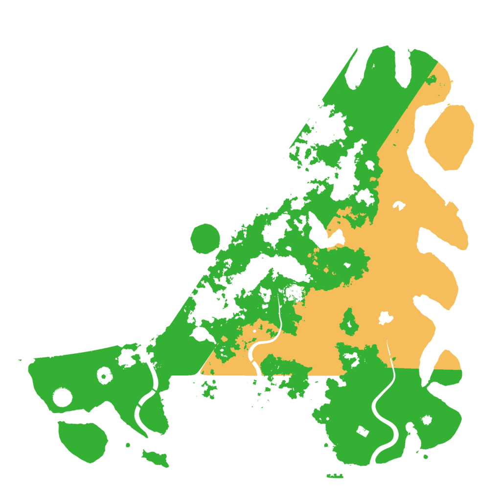 Biome Rust Map: Procedural Map, Size: 4600, Seed: 846472740