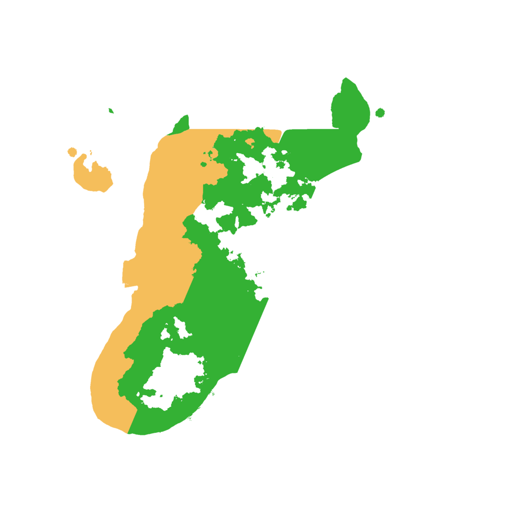 Biome Rust Map: Procedural Map, Size: 2250, Seed: 23