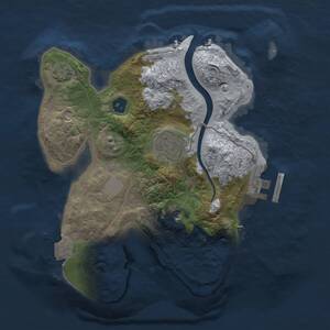 Thumbnail Rust Map: Procedural Map, Size: 2200, Seed: 563159278, 5 Monuments