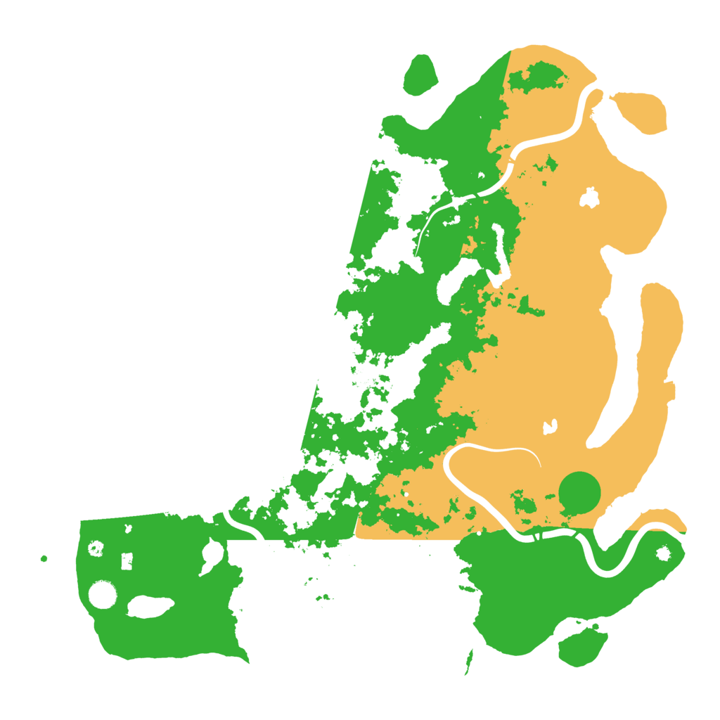 Biome Rust Map: Procedural Map, Size: 4500, Seed: 16853567