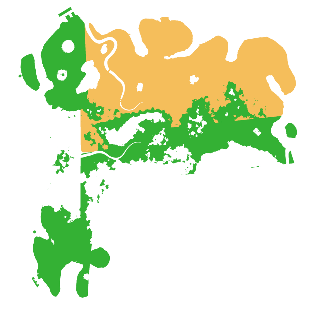 Biome Rust Map: Procedural Map, Size: 4500, Seed: 111925158