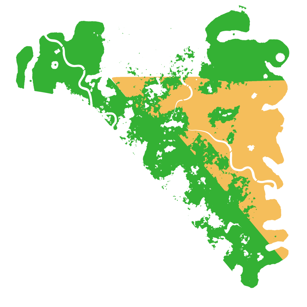 Biome Rust Map: Procedural Map, Size: 6000, Seed: 831722