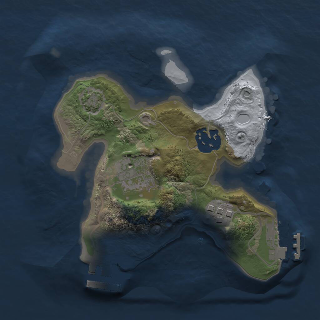 Rust Map: Procedural Map, Size: 1885, Seed: 482359355, 7 Monuments