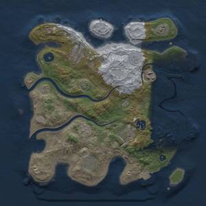 Thumbnail Rust Map: Procedural Map, Size: 3119, Seed: 481988, 12 Monuments