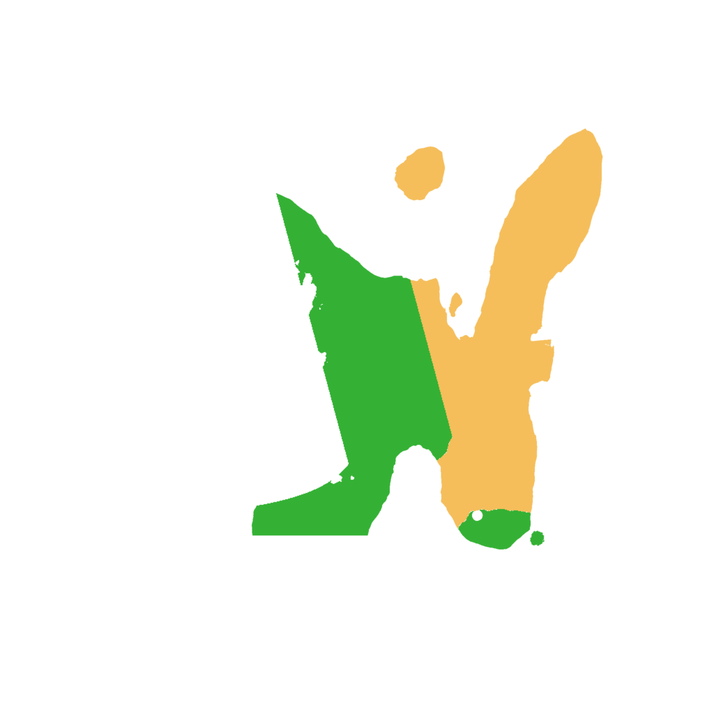 Biome Rust Map: Procedural Map, Size: 2000, Seed: 618048696