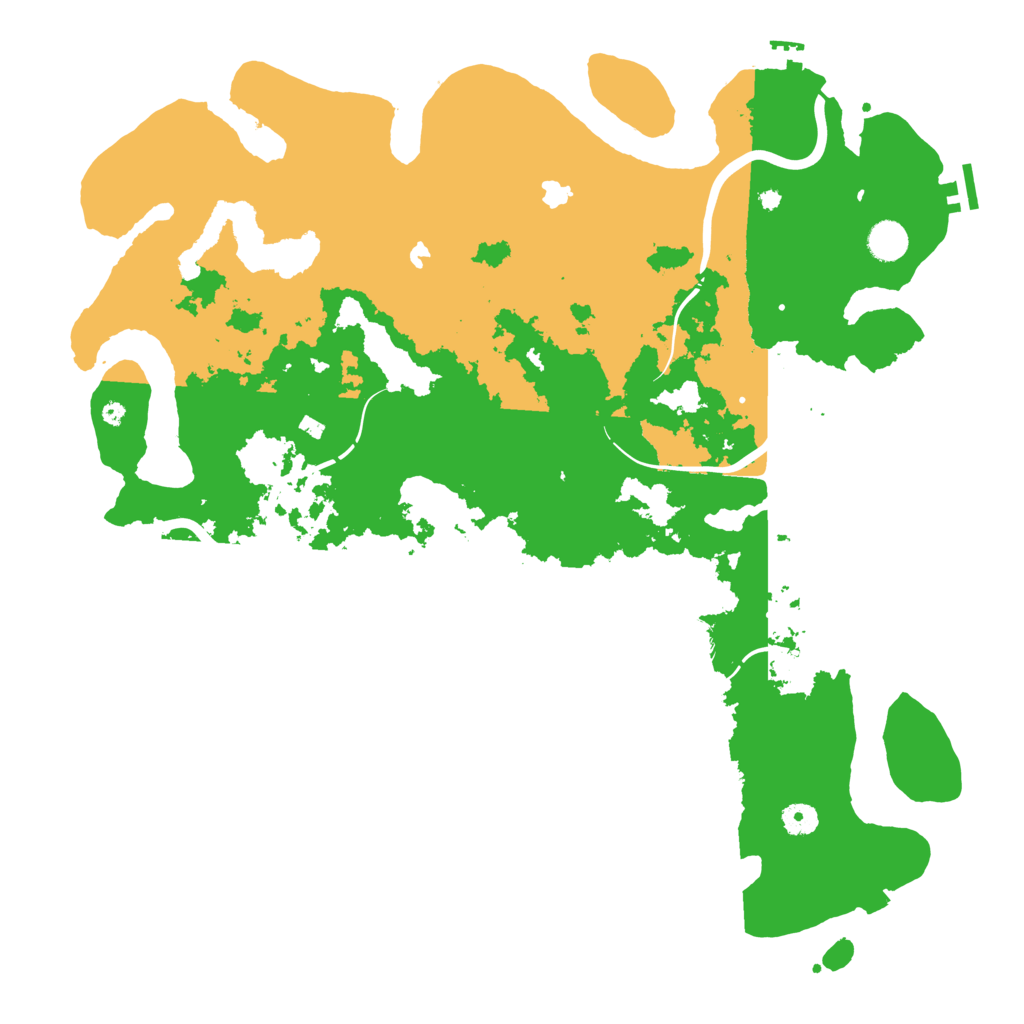 Biome Rust Map: Procedural Map, Size: 4500, Seed: 2130390141