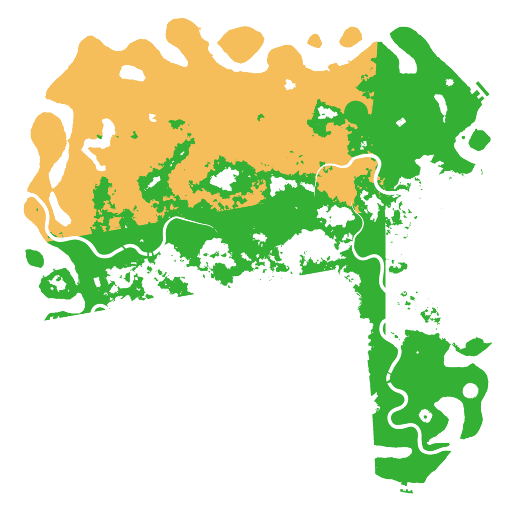 Biome Rust Map: Procedural Map, Size: 6000, Seed: 1527052790