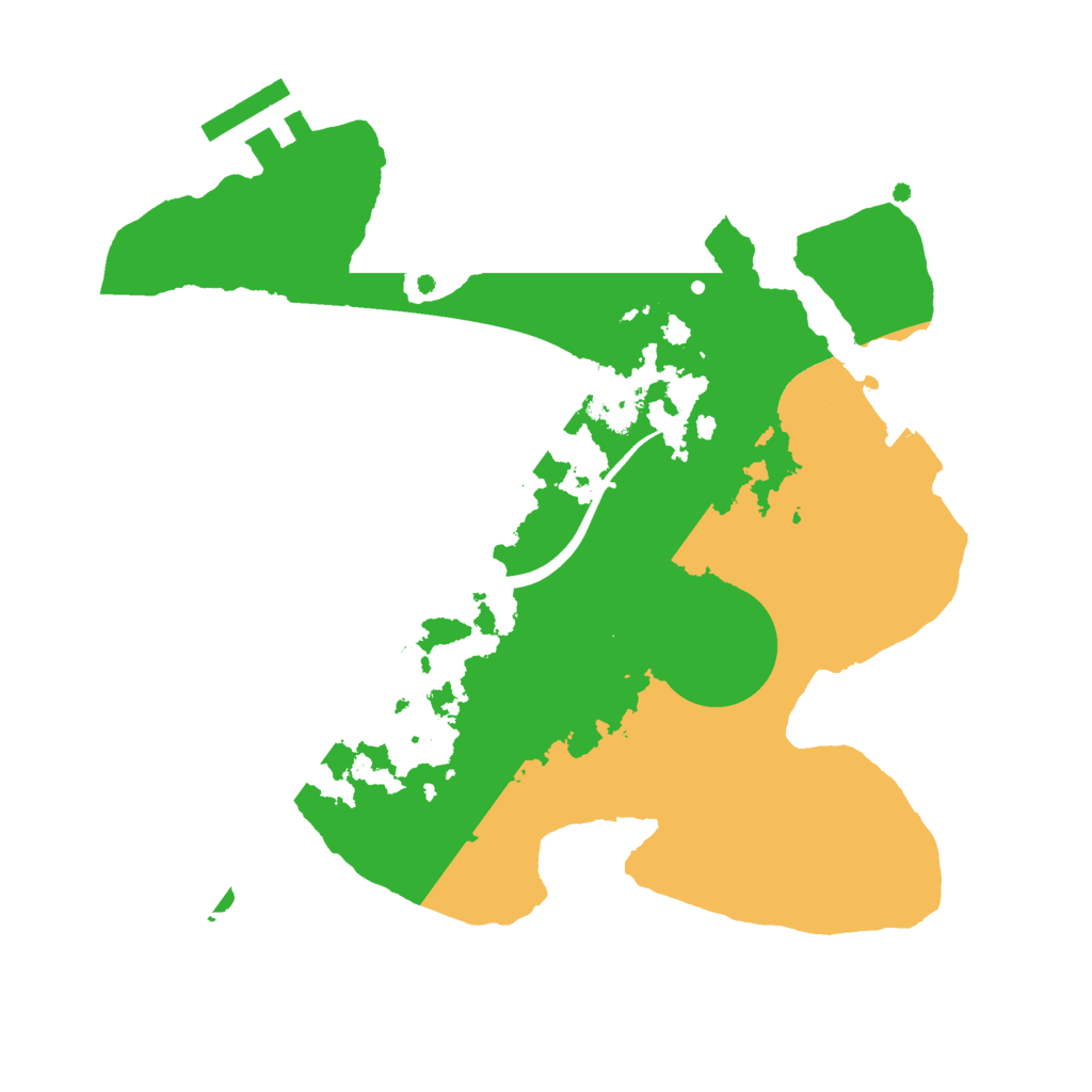 Biome Rust Map: Procedural Map, Size: 2350, Seed: 1510030005