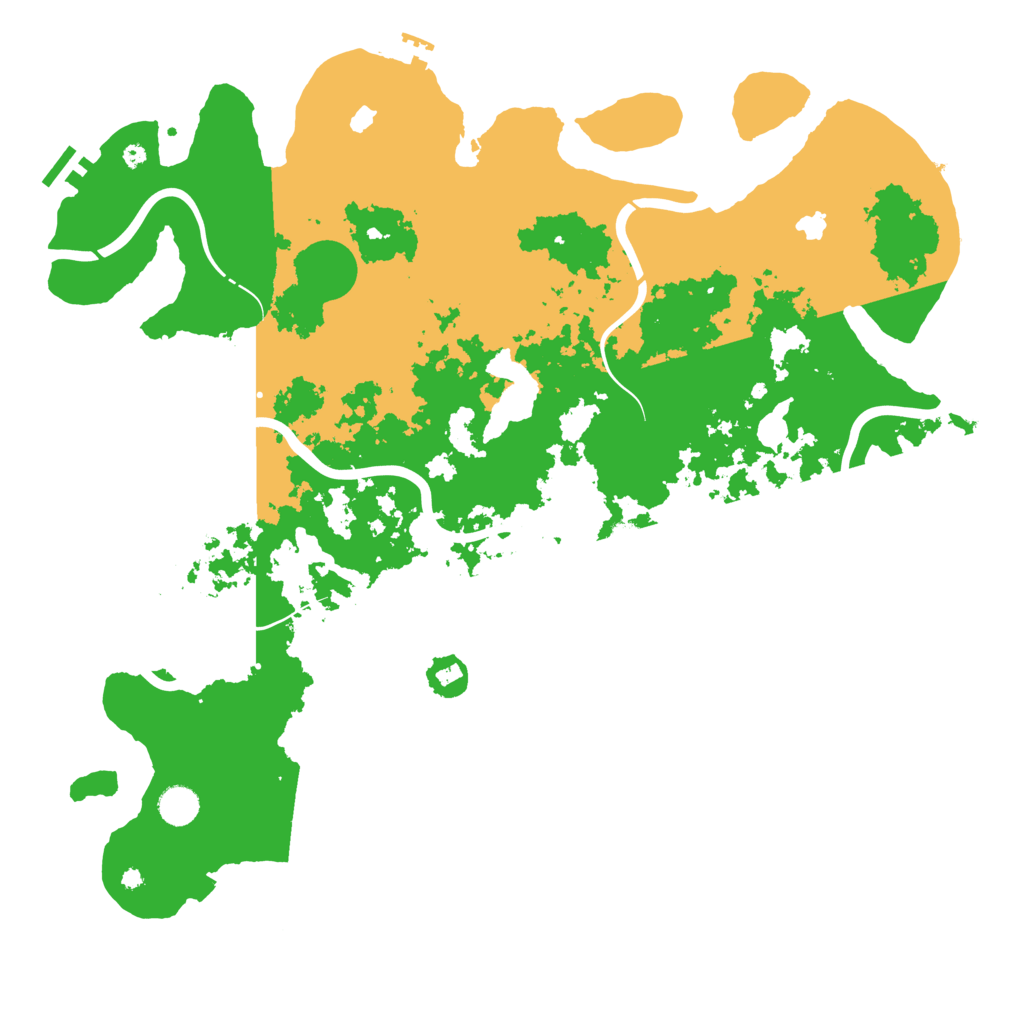 Biome Rust Map: Procedural Map, Size: 4500, Seed: 37543567