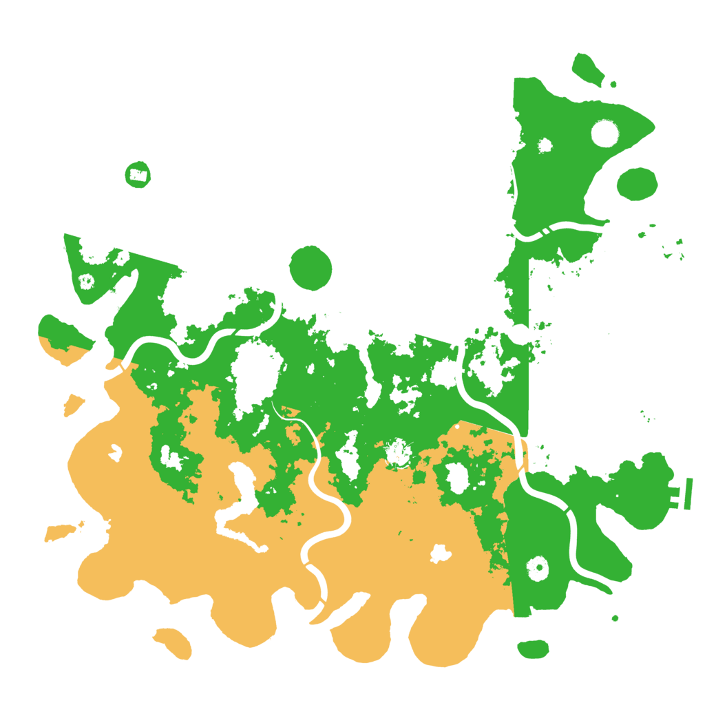 Biome Rust Map: Procedural Map, Size: 4500, Seed: 442478975