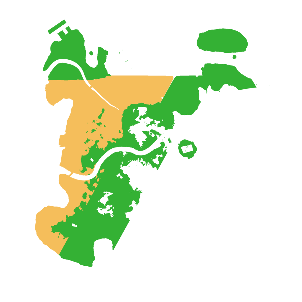Biome Rust Map: Procedural Map, Size: 3000, Seed: 84162