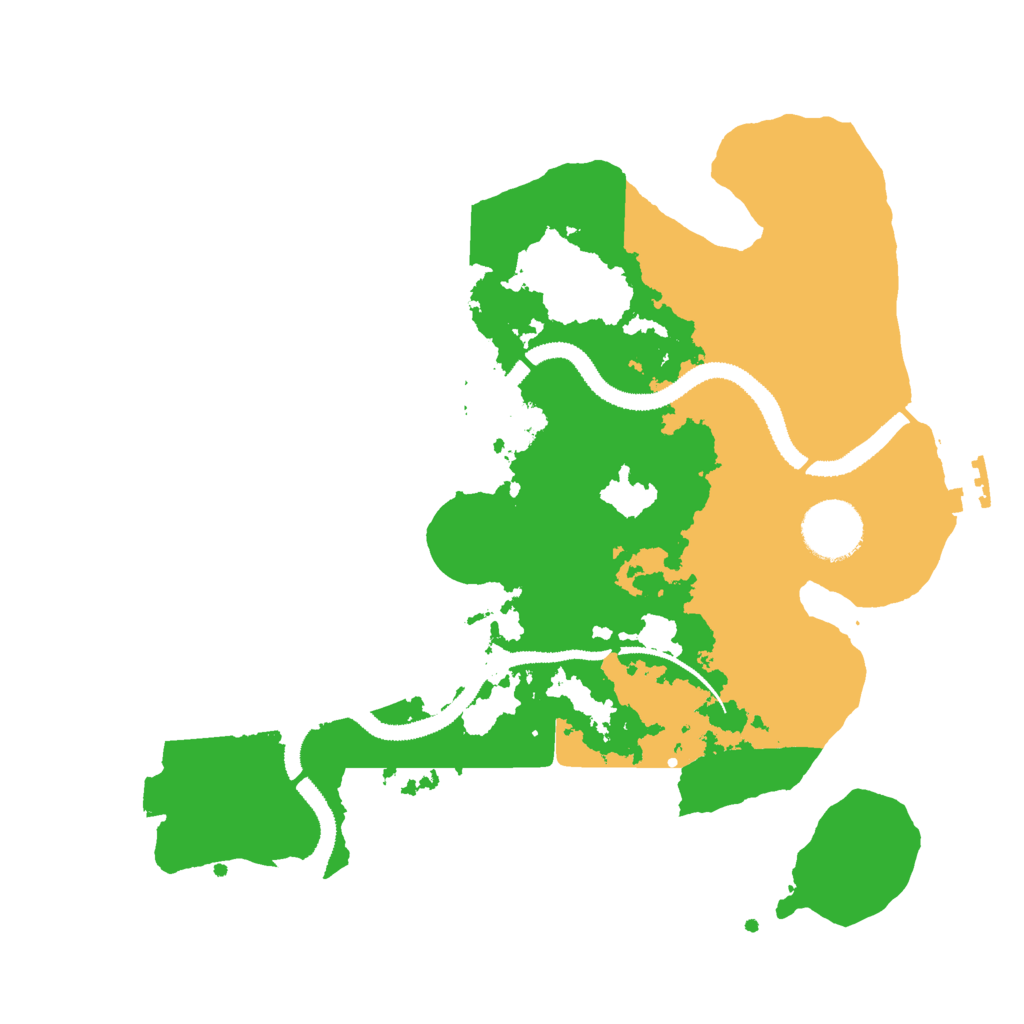 Biome Rust Map: Procedural Map, Size: 3000, Seed: 29324