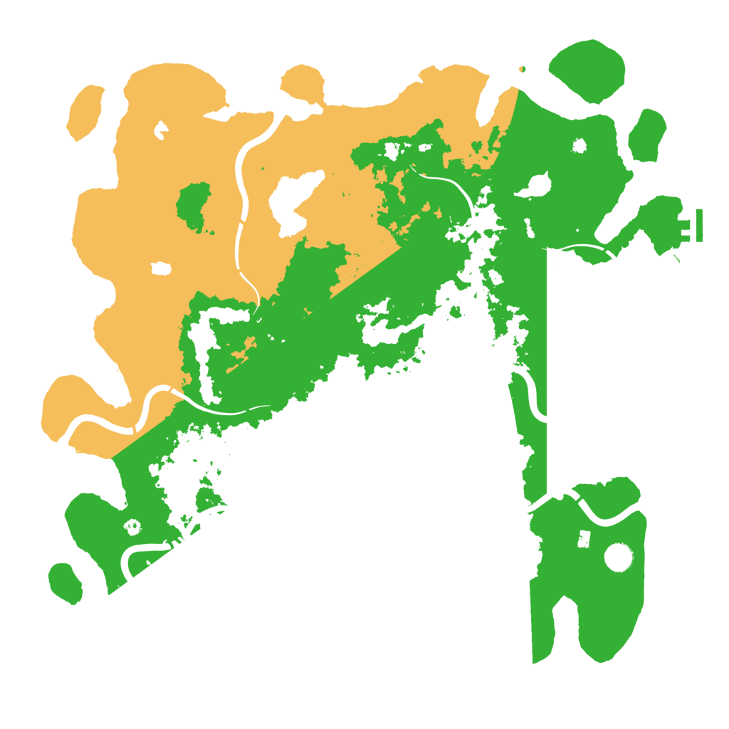 Biome Rust Map: Procedural Map, Size: 4500, Seed: 1792907461
